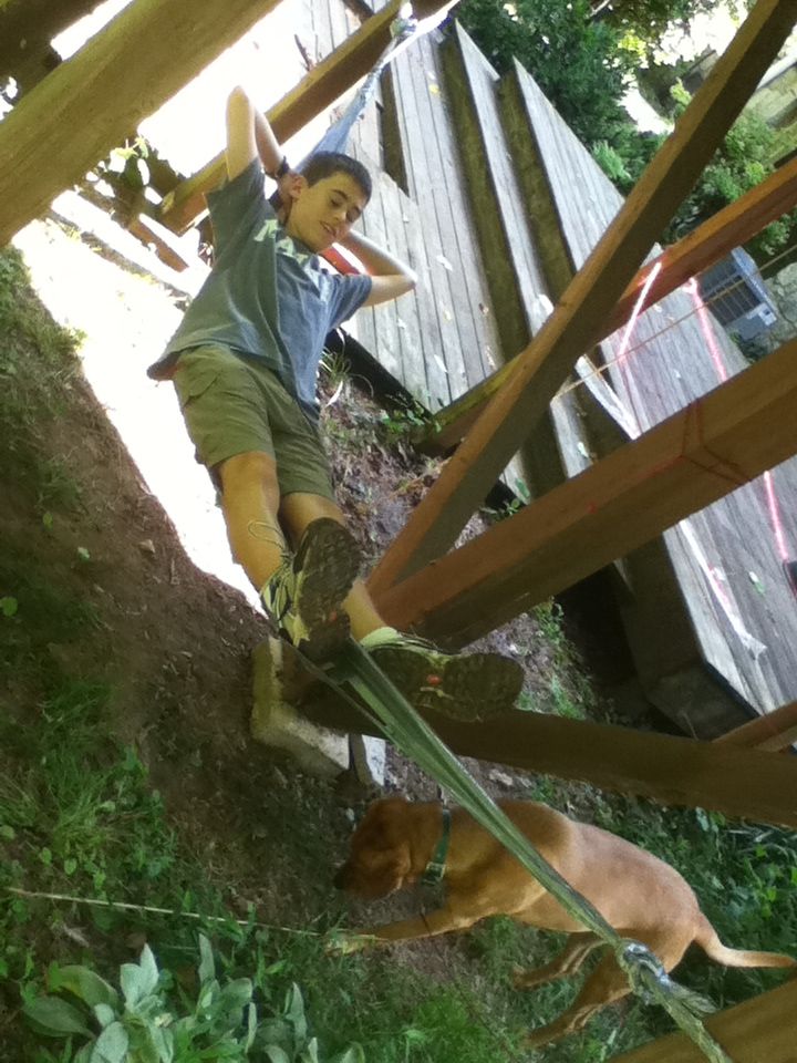 Portable 100% Duct Tape Hammock