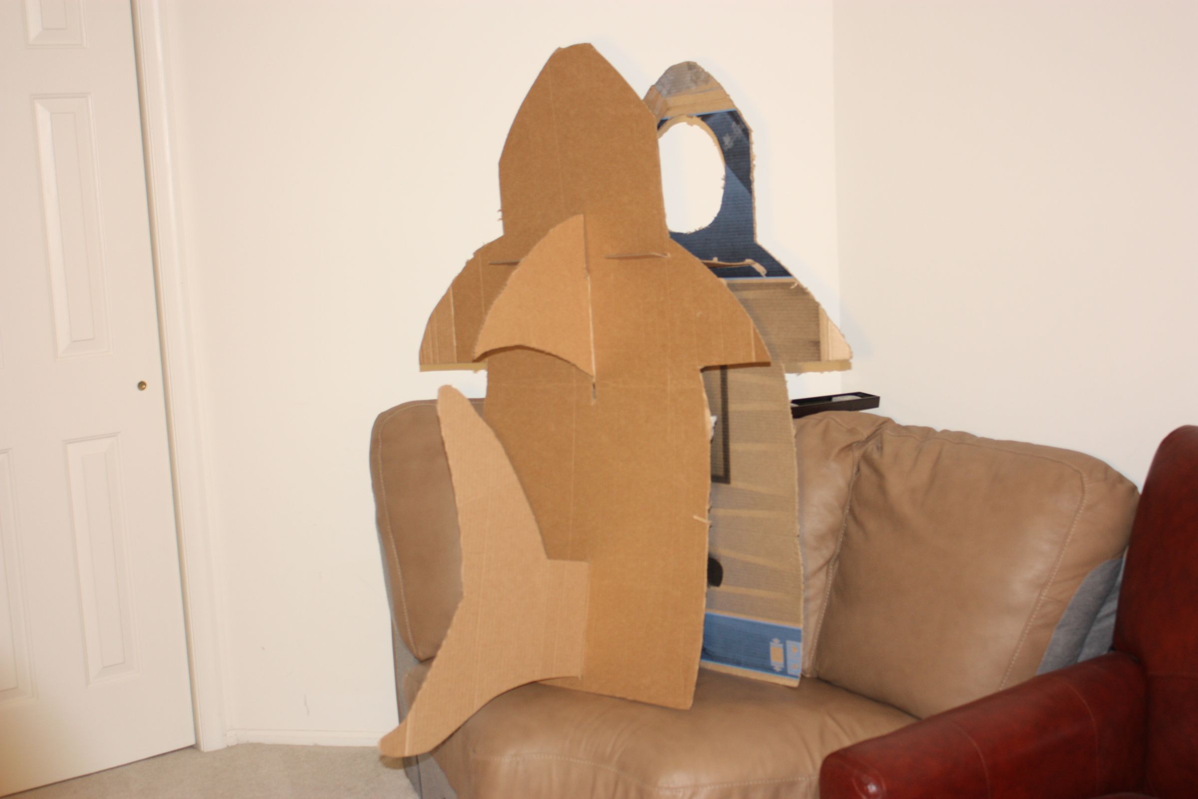 Making of a Cardboard Shark
