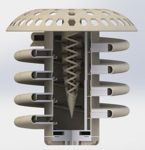 An Architectural Model of a Futuristic Subterranean Building