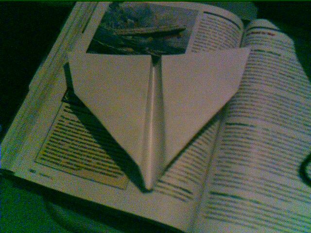 Paper Airplane Falcon Hunter Plane