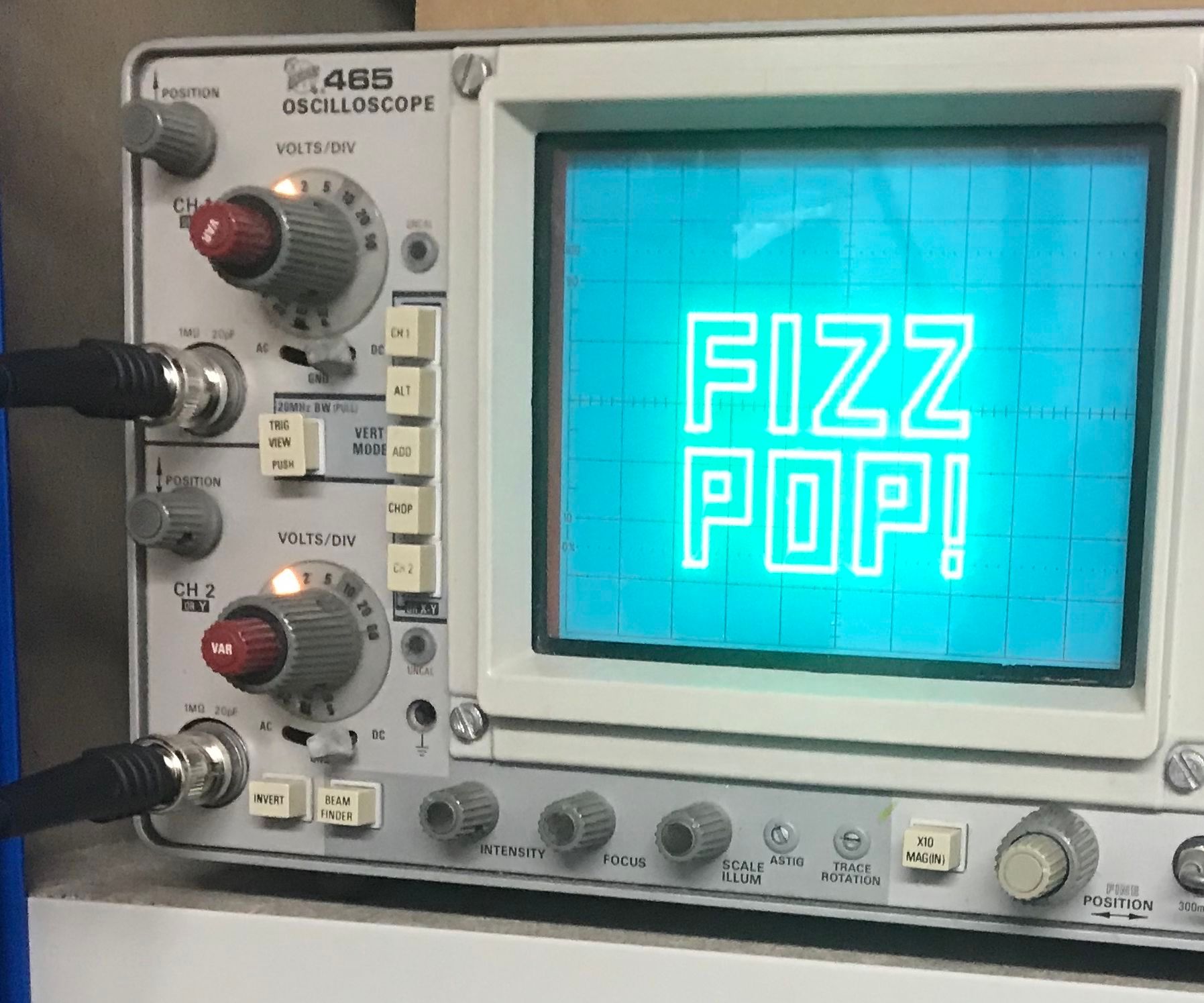 Arduino XY Display on a Oscilloscope Shield