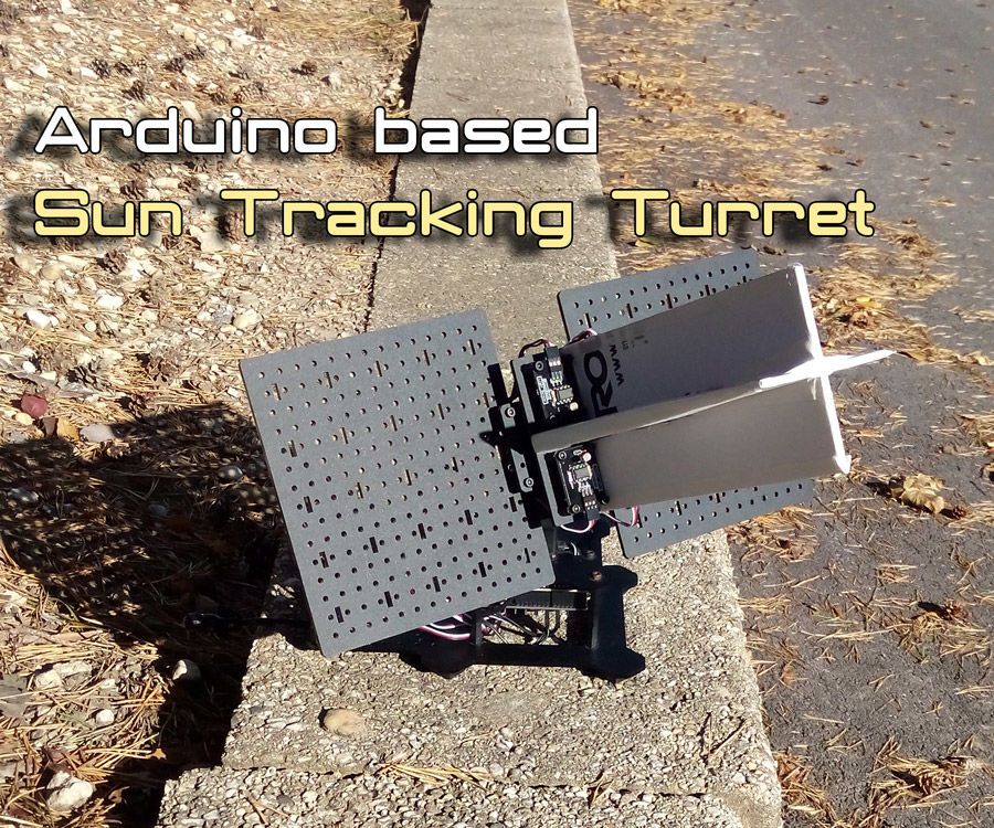 Arduino Sun Tracker Turret
