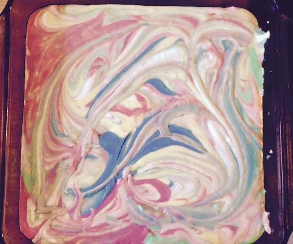 Tie-Dye Fudge