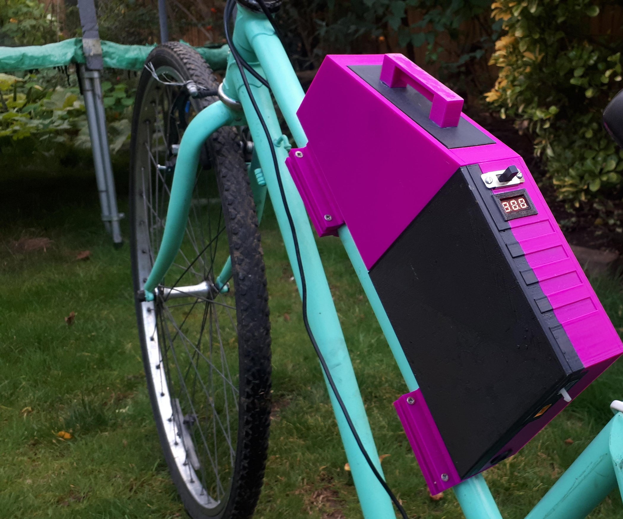 ebike battery enclosure