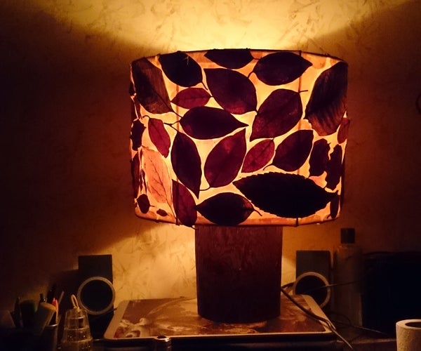 Fall Leaf Lampshade