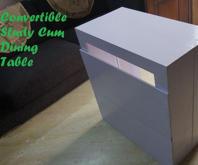 Convertible study cum dining table 