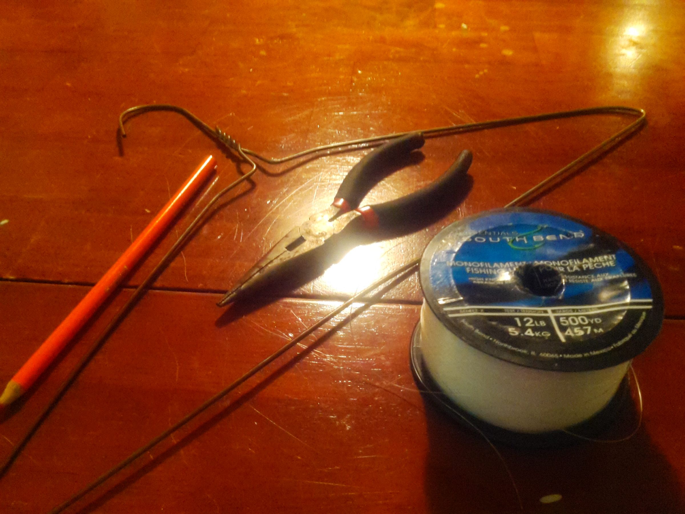 Making a Ice Fishing Rod! (out of Some Household Items) 8 Steps