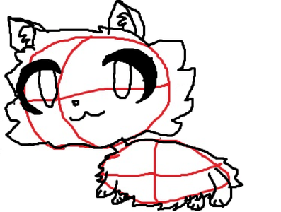 Draw the Body of the Cat