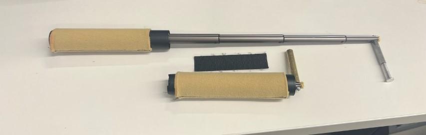 Operation of Center-Mounted Wheelchair Footplate