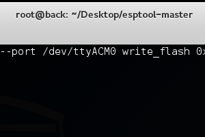 Flashing the Firmware to ESP8266-01