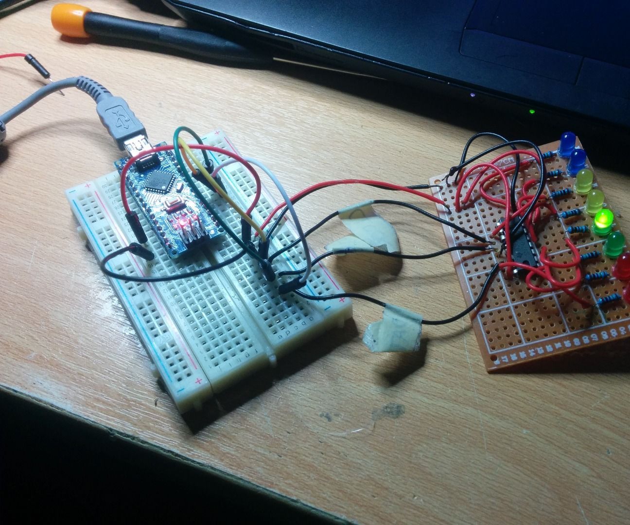 First Steps With Processing and Arduino (controlling Shift Register From Computer)