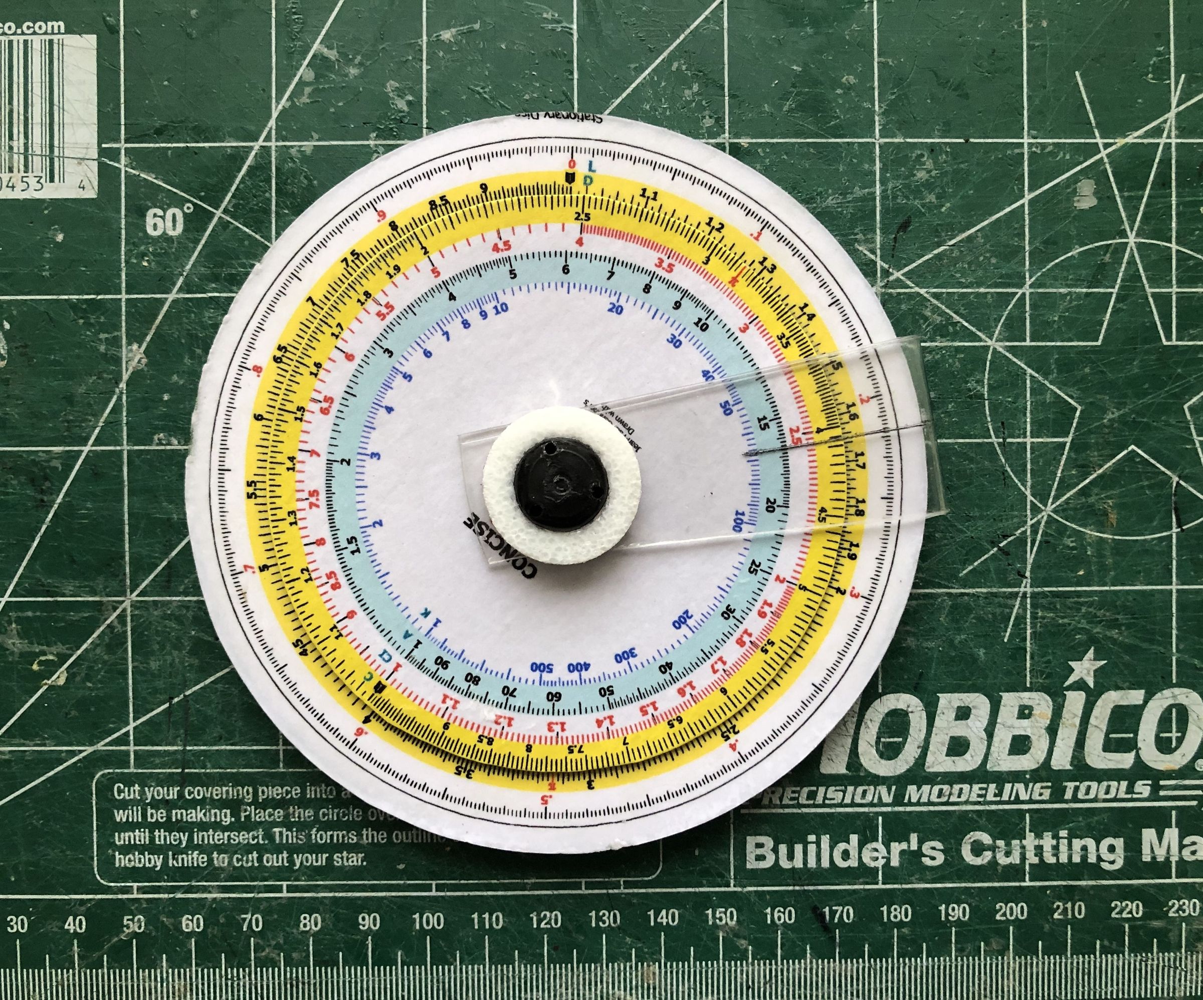 CIRCULAR CD SLIDE RULE