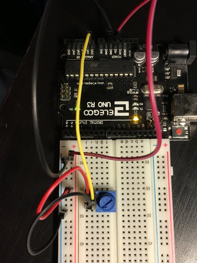 Connecting the Potentiometer