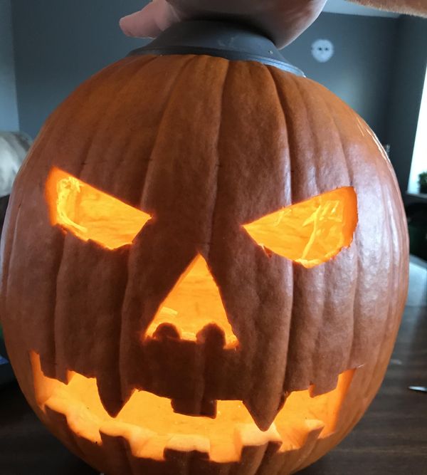 Solar-Powered Jack-o-lantern