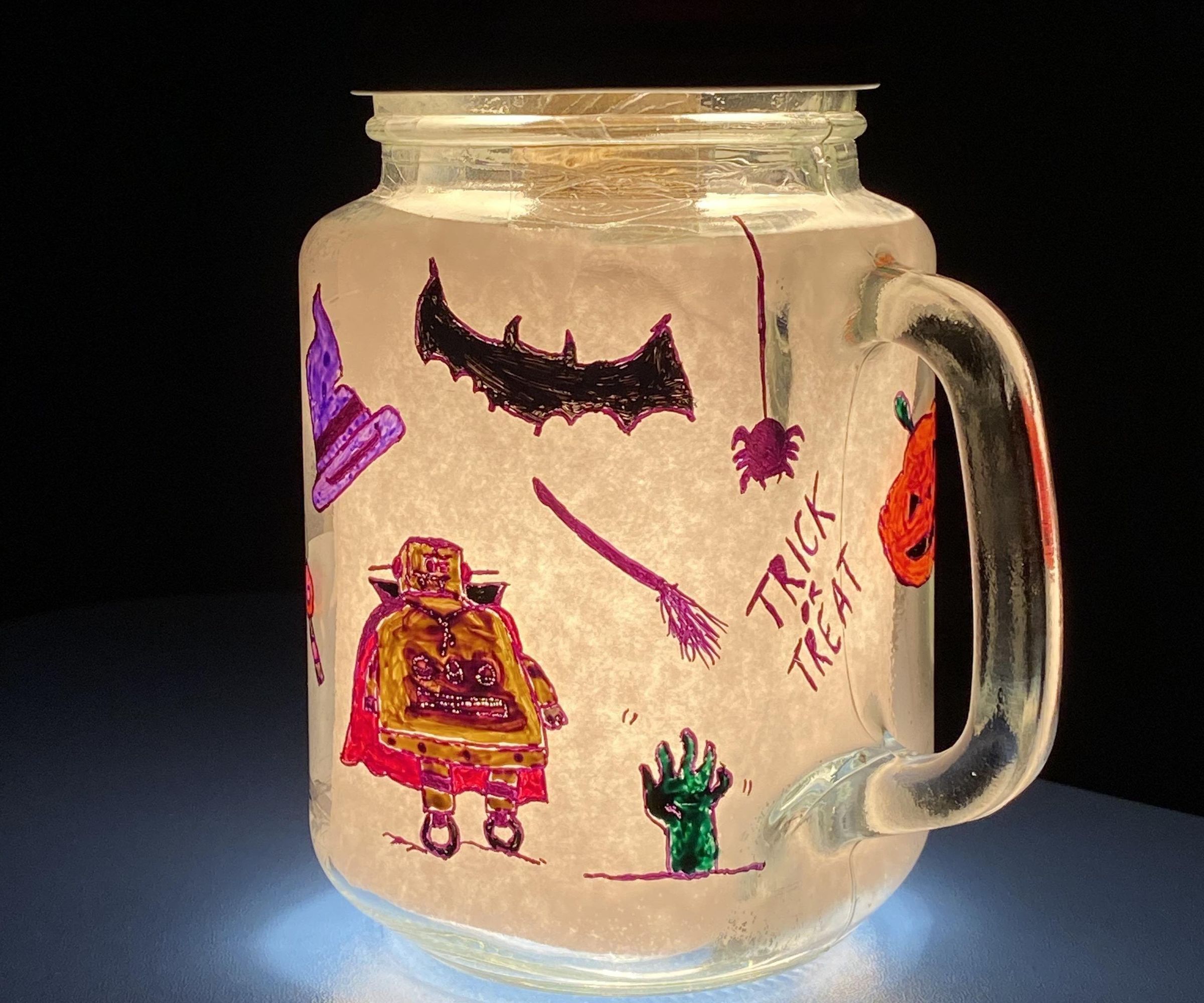 Mason Jar Night Lamp