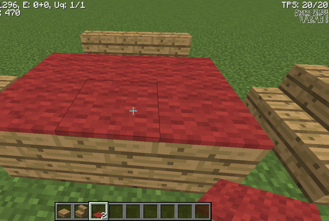Full Minecraft Table Set
