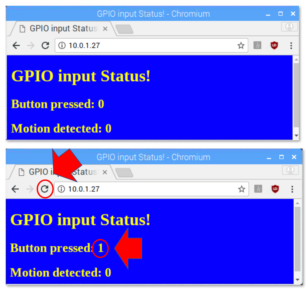 Reading GPIO Status