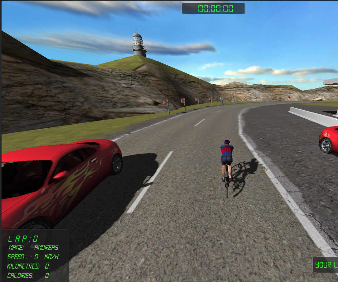 Turn Your Crosstrainer in a VR Machine