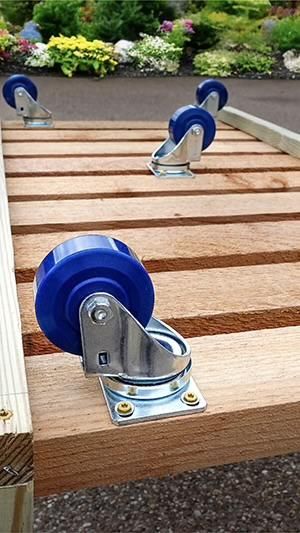 Add Swiveling Casters to the Base