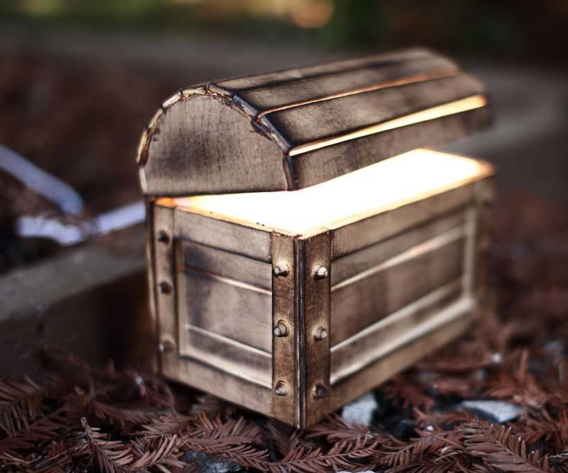 DIY Night Light Treasure Chest