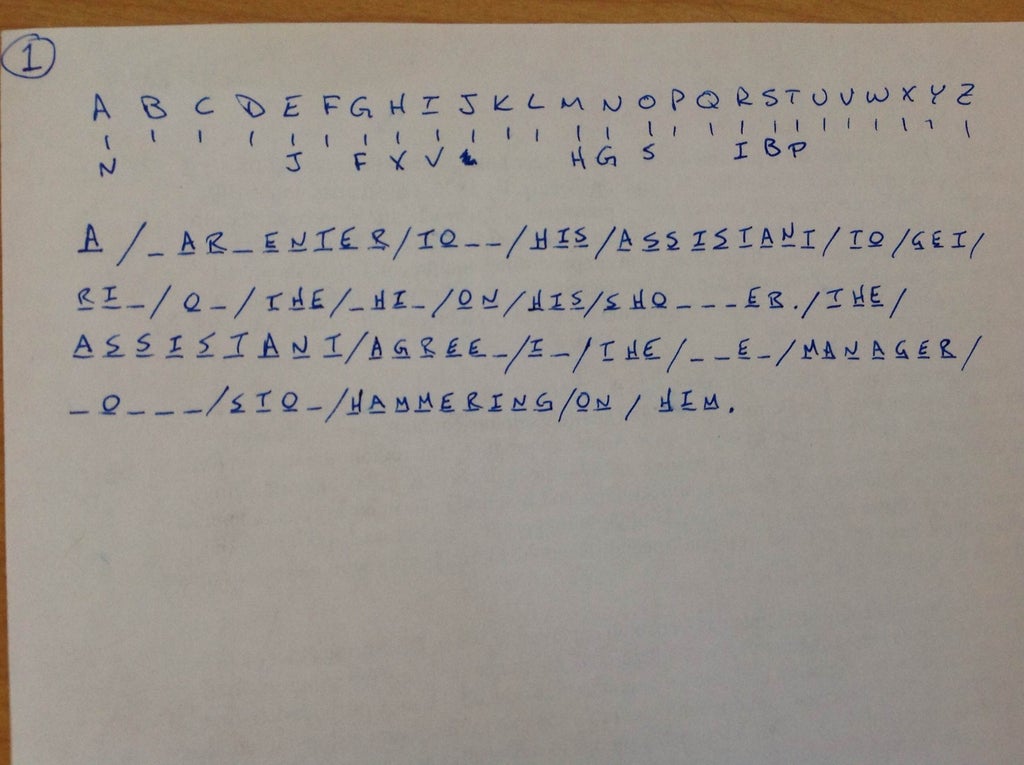 How to Solve Simple Substitution Ciphers : 5 Steps - Instructables