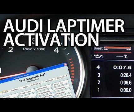 Audi Laptimer Activation With VCDS
