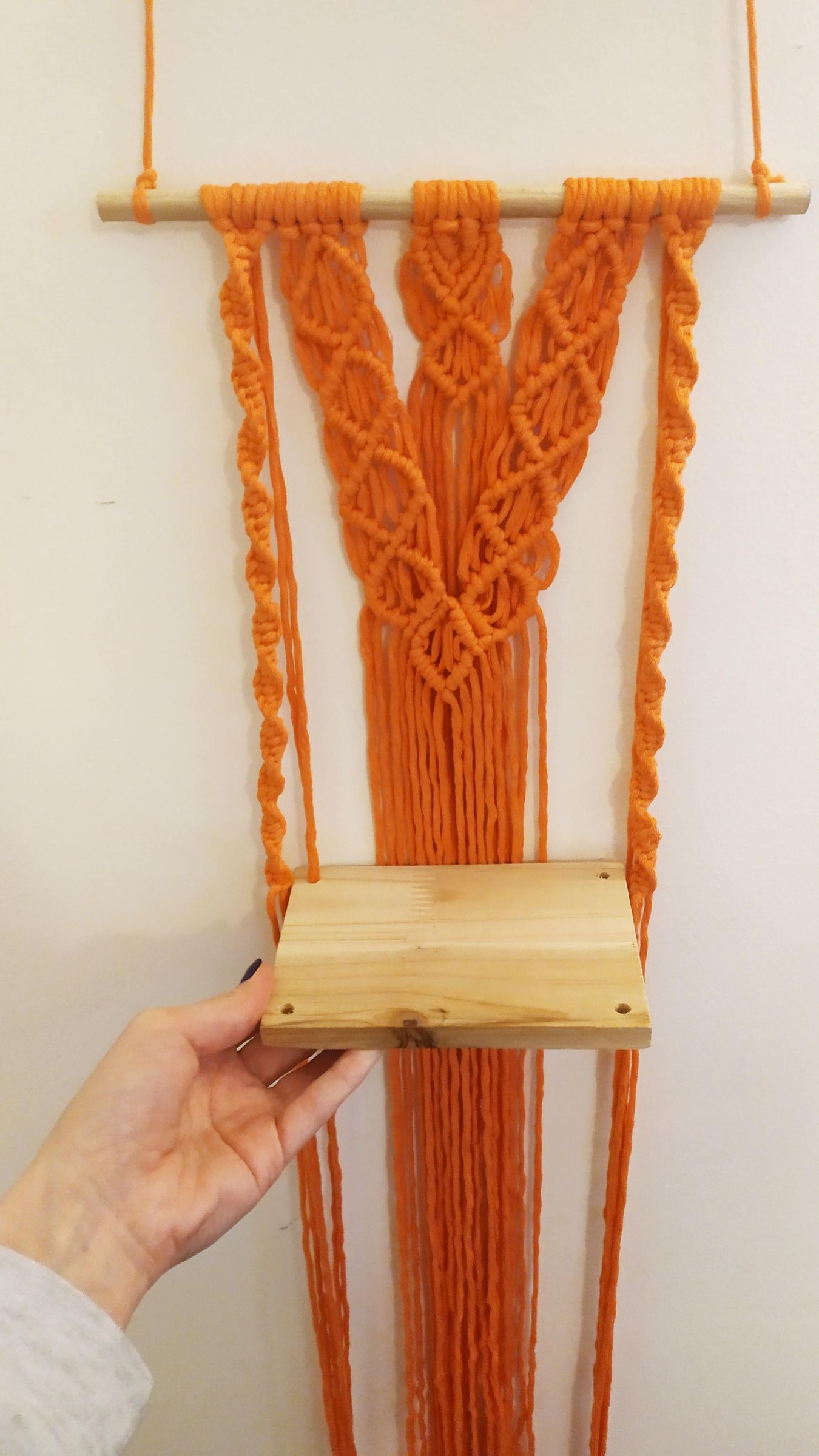 How to Make a Macrame Wall Hanging Shelf 18 Steps (with Pictures