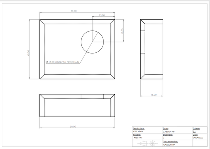 CAISSON HAUT PARLEUR /  SPEAKER BOX