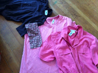 Ruffly Pink Applique Shirt