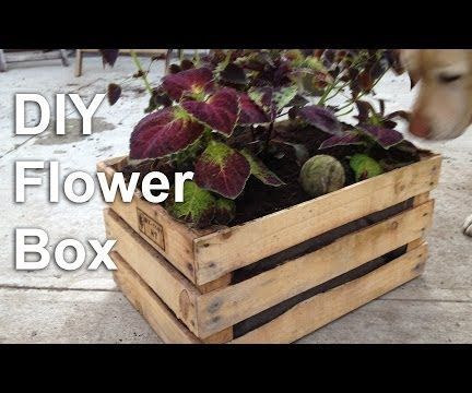 DIY Flower Box Planter Video