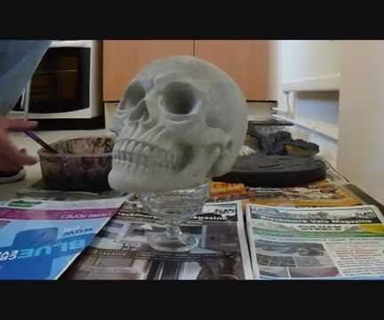 Concrete Cast Painting - Undercoating 