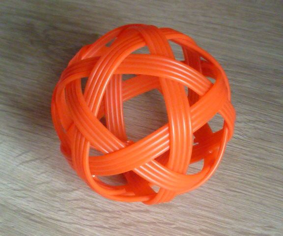 6 Strip Woven Ball - an Alternate Method