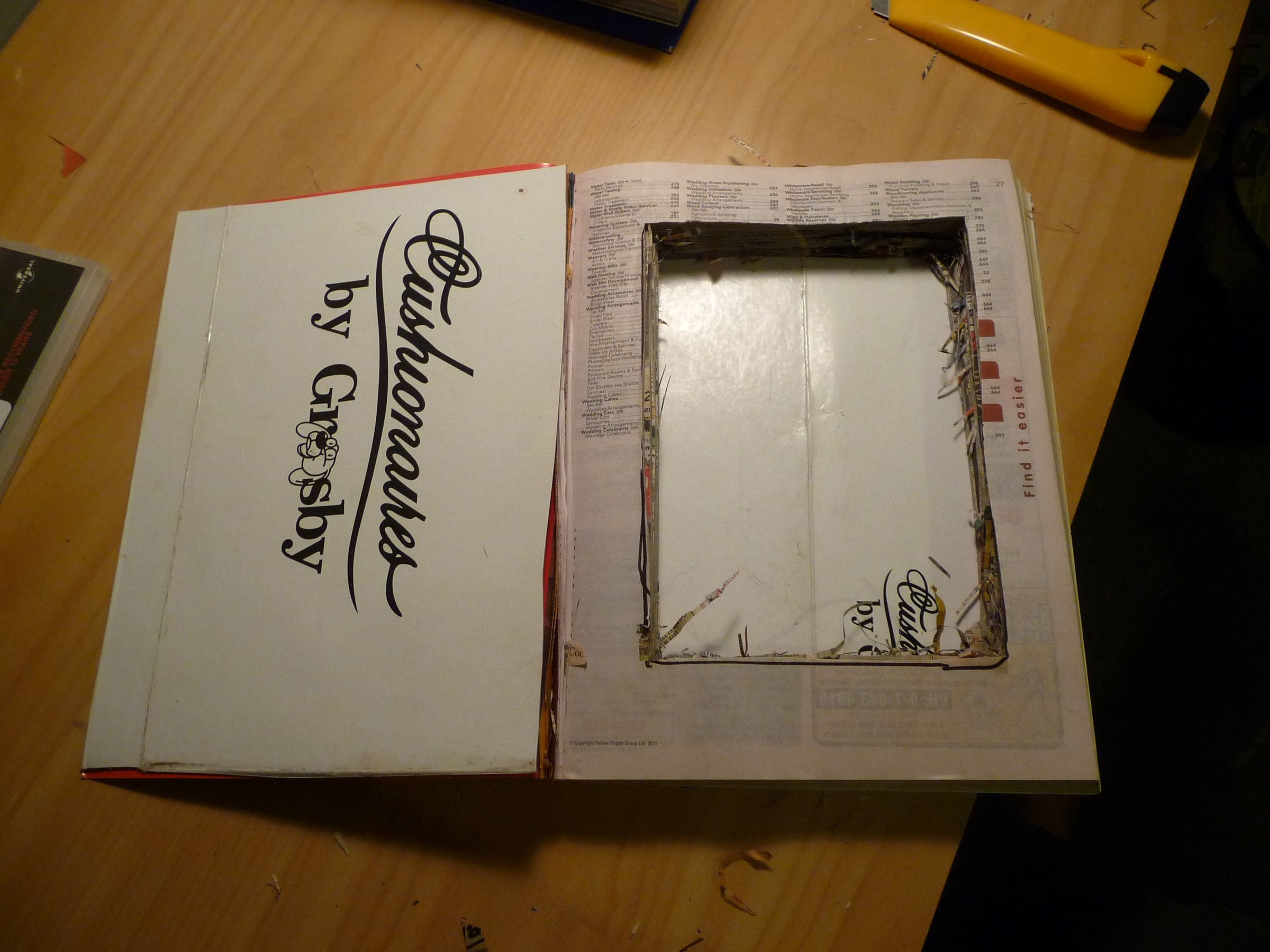 How to Hollow Out a Book.