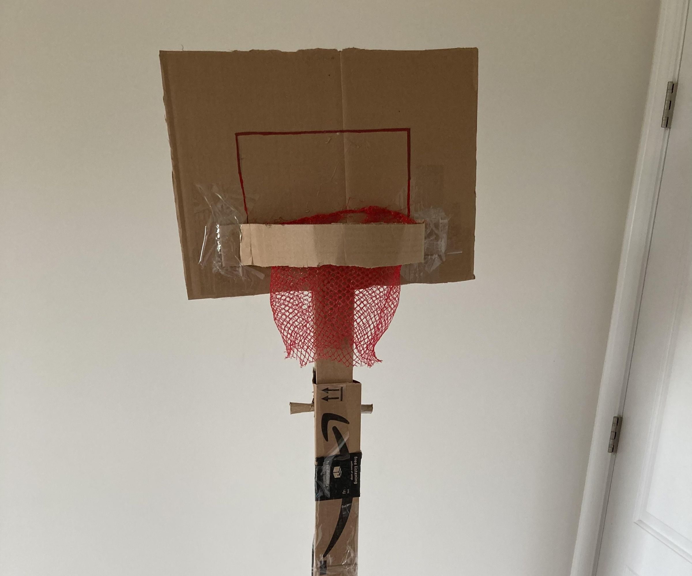 Cardboard Adjustable Basketball Hoop 