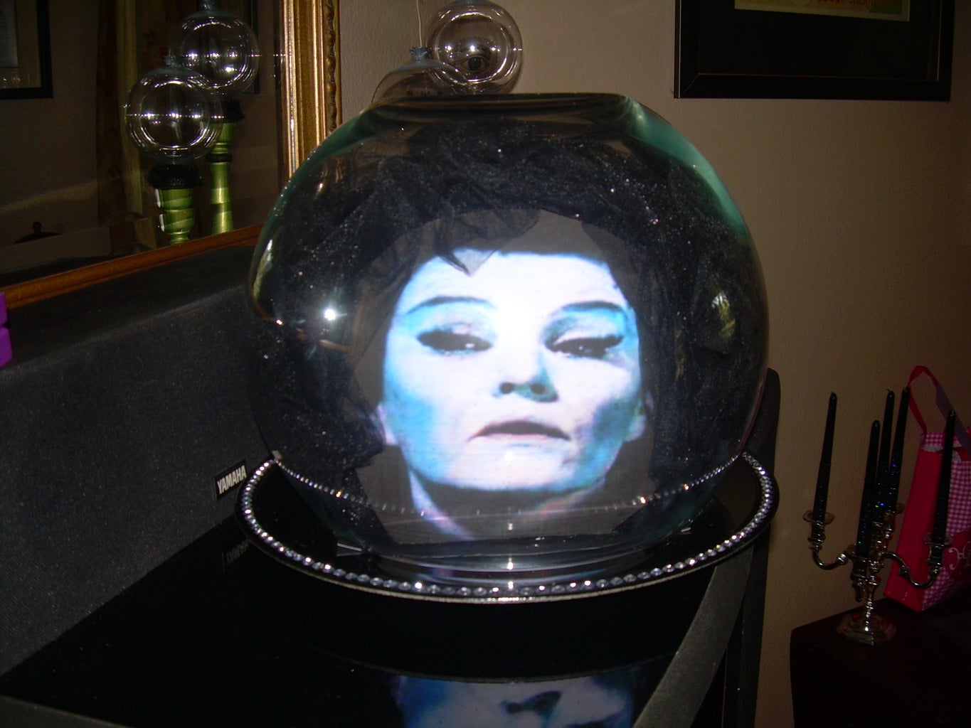 DIY Madame Leota Crystal Ball Instructables DIY Madame Leota Crystal Ball Instructables