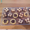 Vanilla and Chocolate biscuits