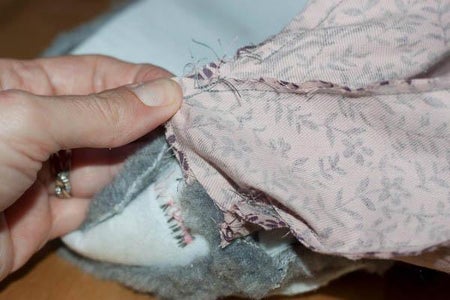 Stitching the Lining and Main Fabric