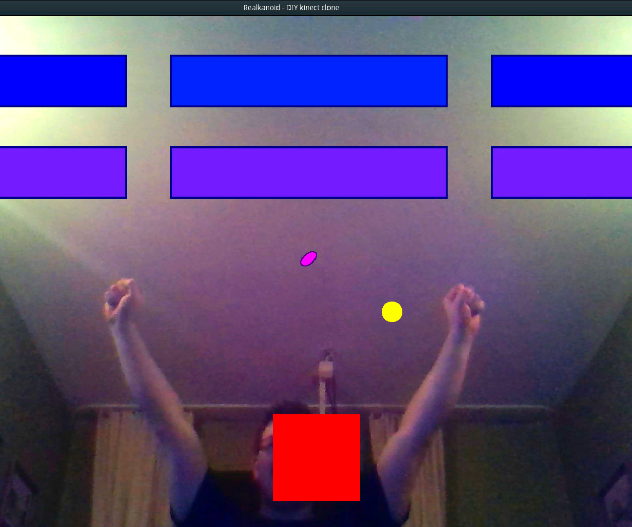 DIY Video Game Controlled by Head Movement (Augmented Reality)