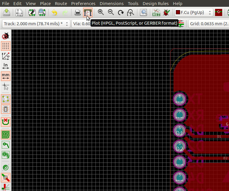 Make PCB With Kicad, Flactam & Chilipeppr in a Mini CNC