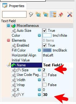 In Visuino Add & Set Components