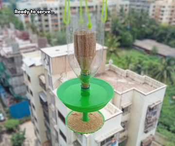 Unique Food and Water Dispensing Bird Feeder Open Source With 3d Printable Files