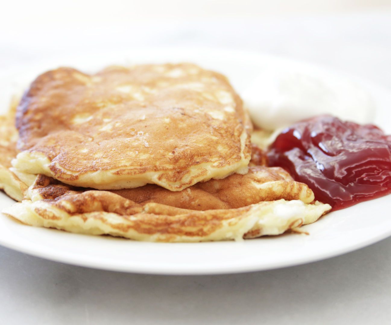Cottage Cheese Pancakes 