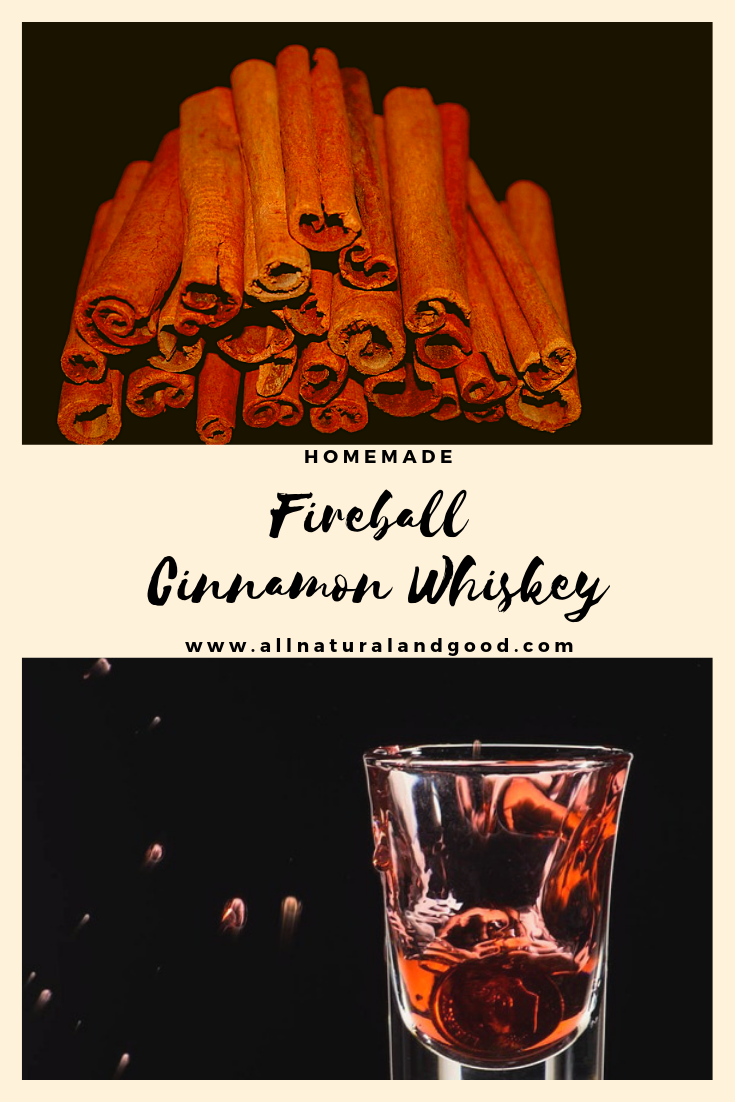 Homemade Fireball Cinnamon Whiskey