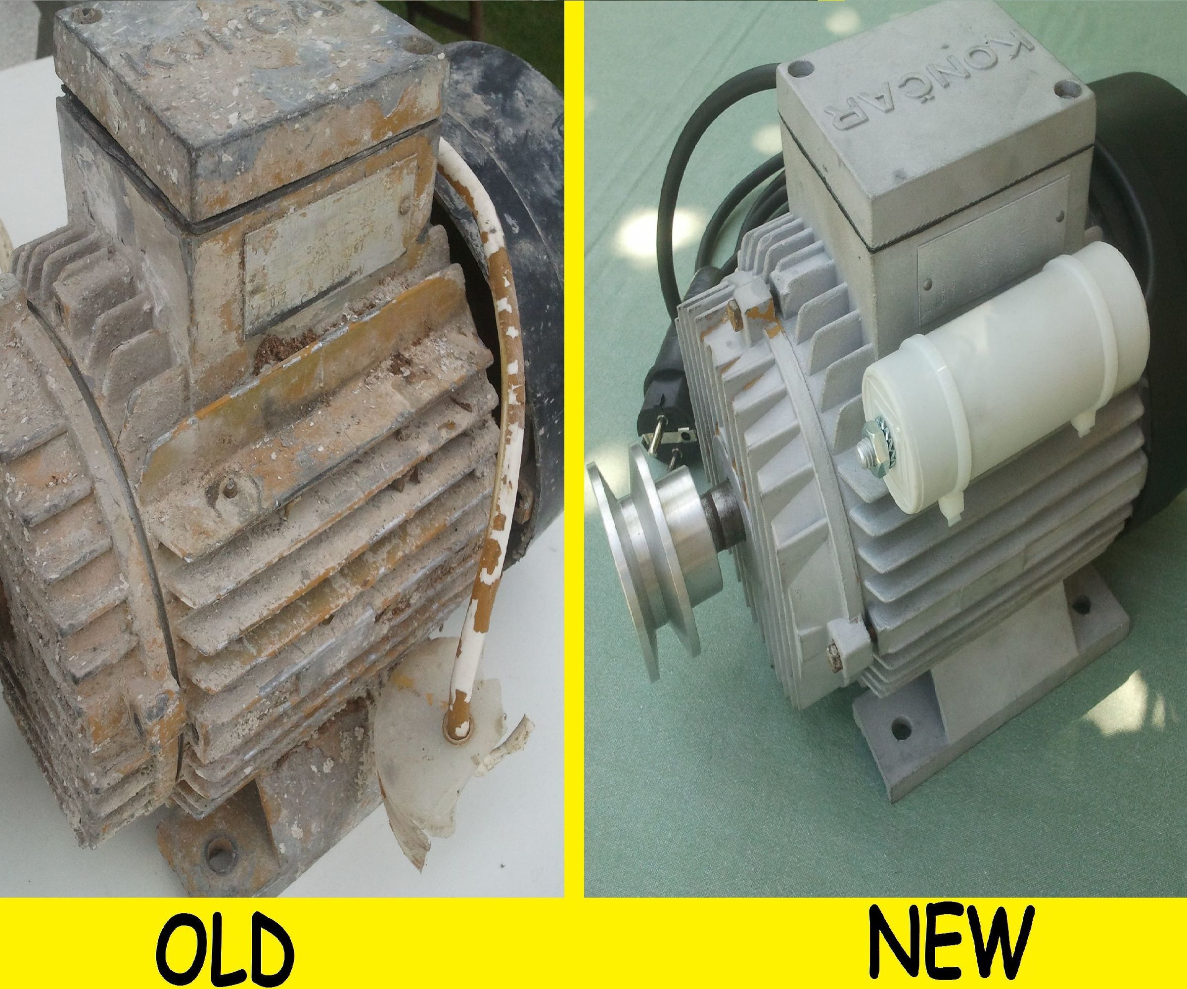 Rewinding and Renovation of the Electric Motor
