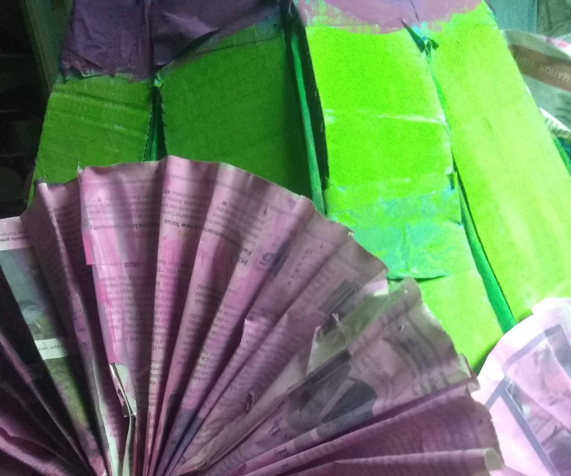 Making a Cardboard Skirt