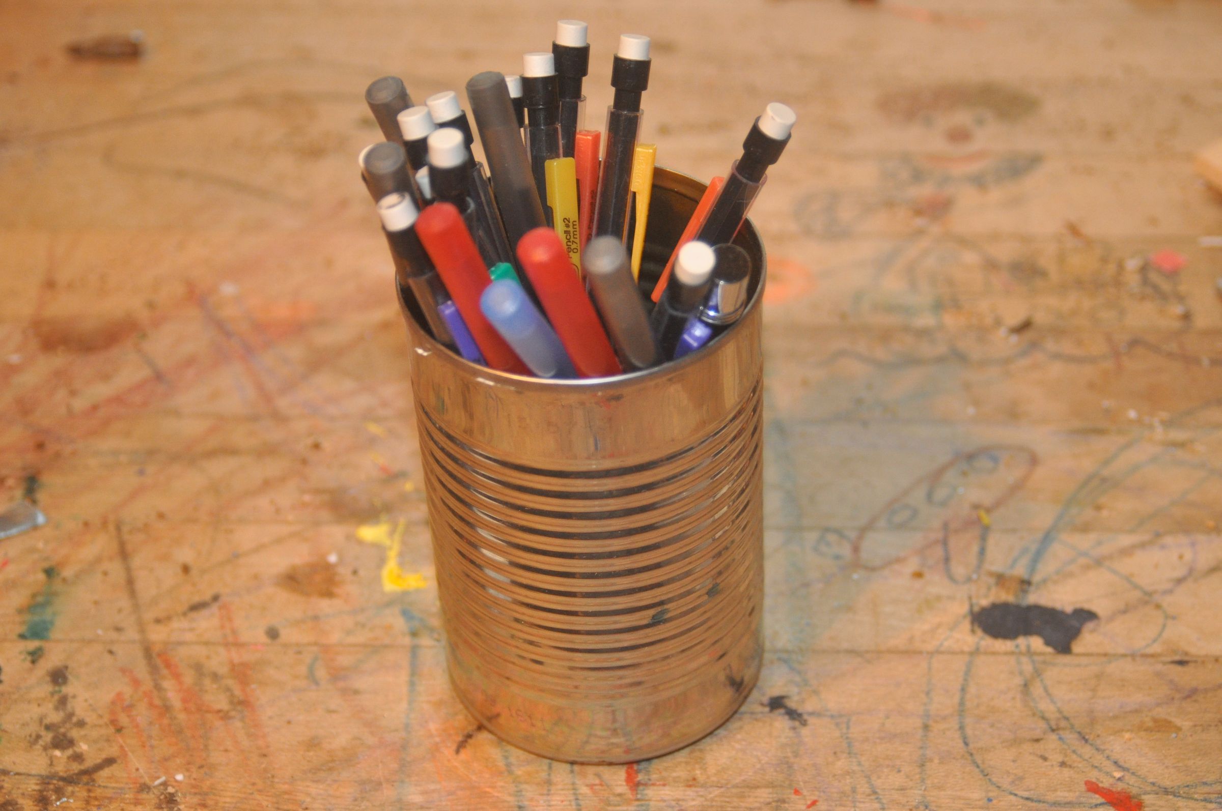 Caterpillar Pencil Holder 6 Steps Instructables