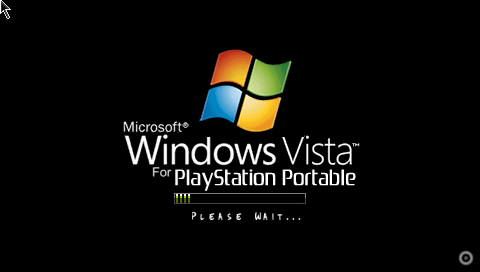 How to install Windows Vista (sort of) on a PSP.