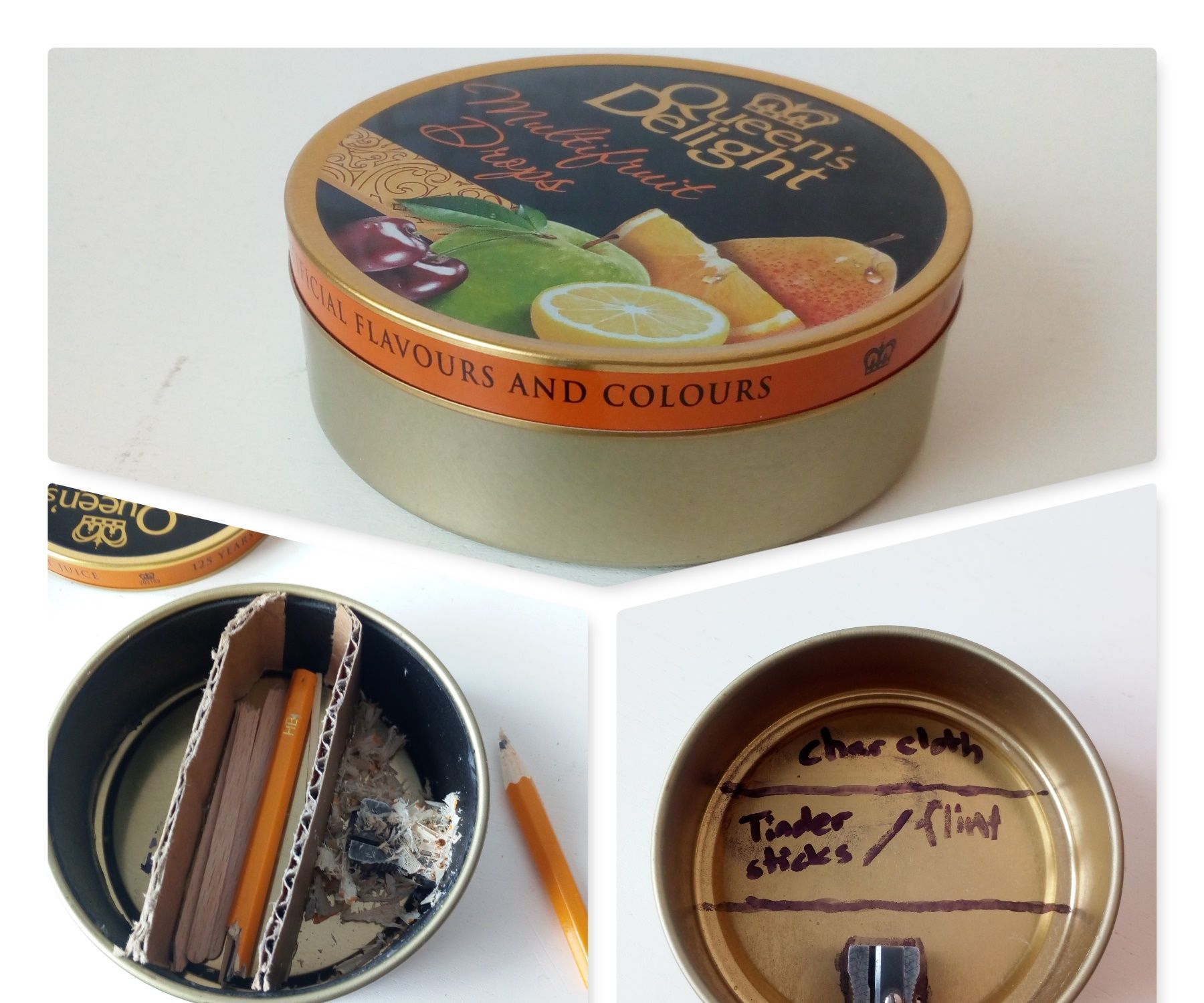 Tinder/Fire Starter Tin