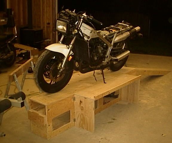 Collapsible Motorcycle Workstand