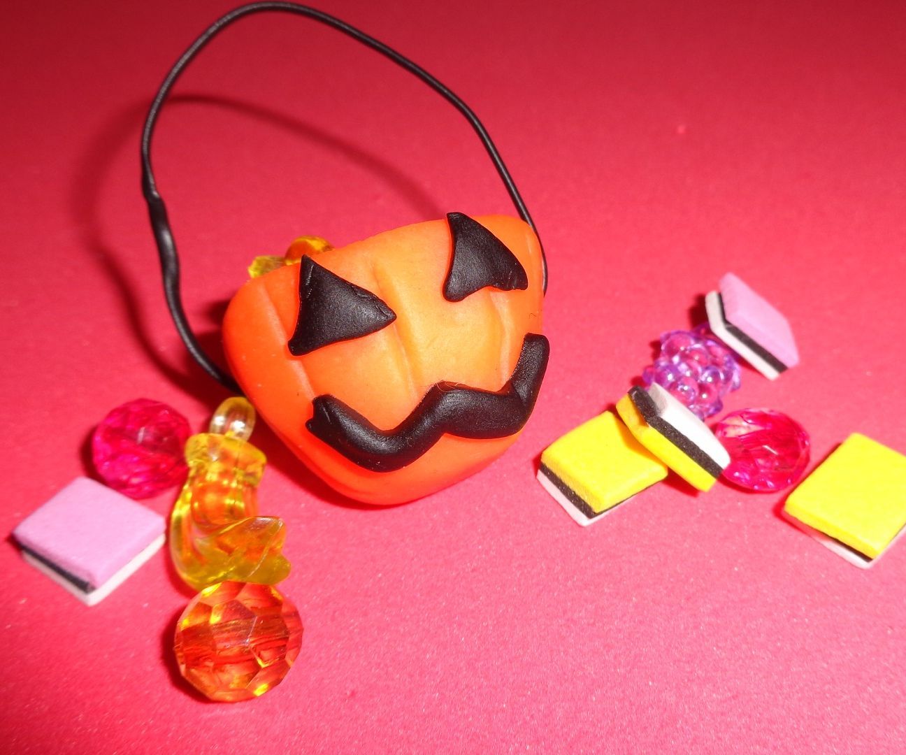 Miniature Halloween Candy Bucket